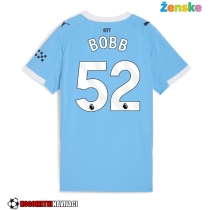 Ženske Nogometnih dresov Manchester City Oscar Bobb #52 Domači 2025-26 Kratki rokavi